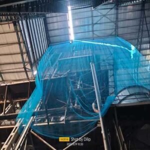 Industrial bird net installation in Manesar